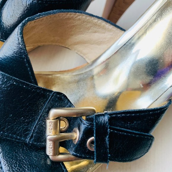 Michael Kors Cork Heels Sandals - Picture 4 of 6